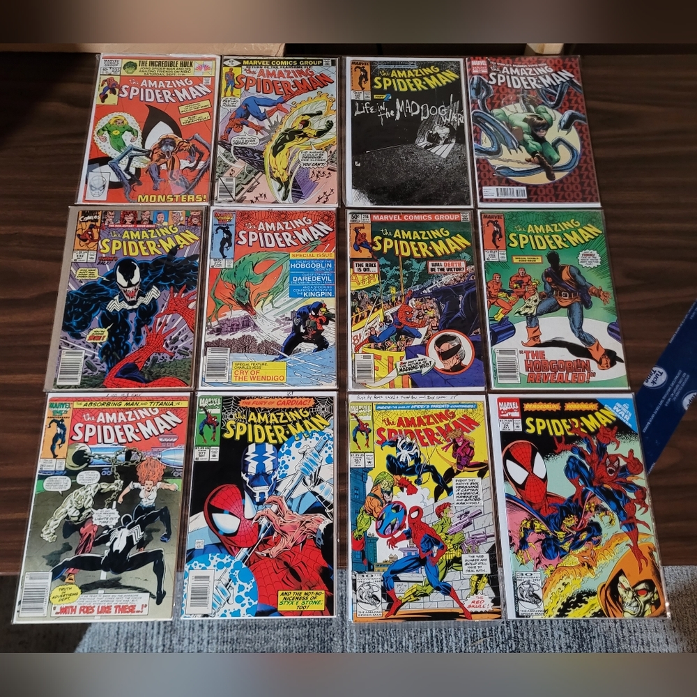 Lot Of 12 Assorted Marvel - The Amazing Spider-man Comics